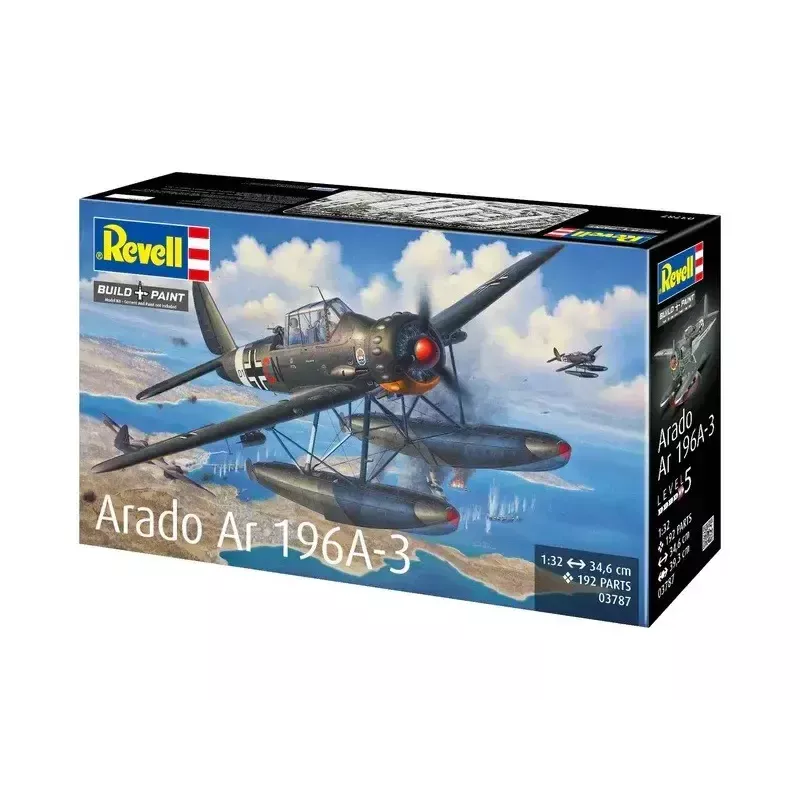 Plastový modelársky set REVELL ARADO AR 196A-3 hydroplán v mierke 1:32