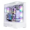 PC skriňa Zalman P40 Prism Plus biela Midi Tower