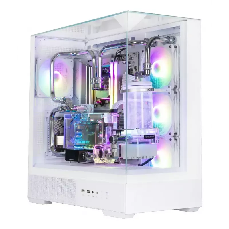 PC skriňa Zalman P40 Prism Plus biela Midi Tower