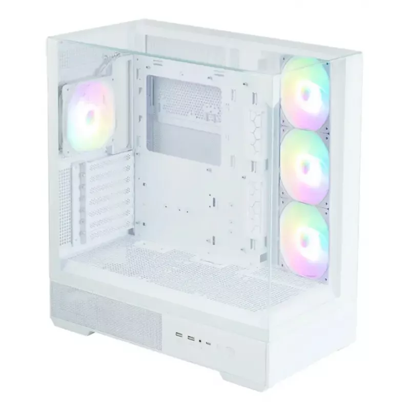 PC skriňa Zalman P40 Prism Plus biela Midi Tower