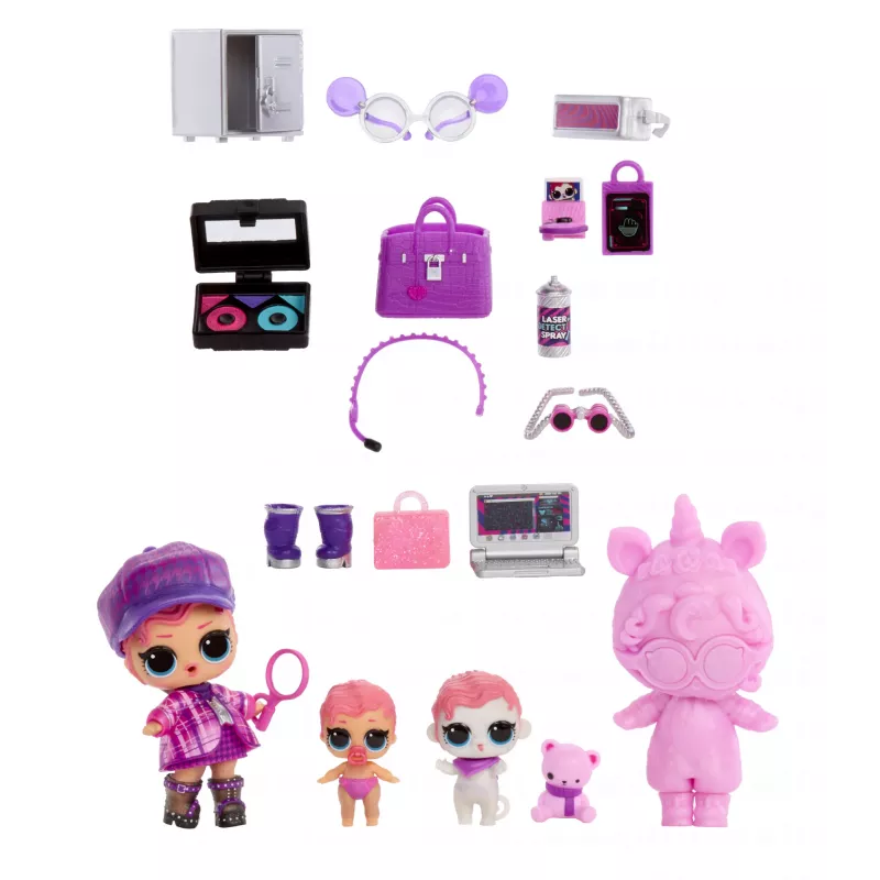 Mini bábika L.O.L. Surprise! Eye Spy Ultimate Unboxing viacfarebná