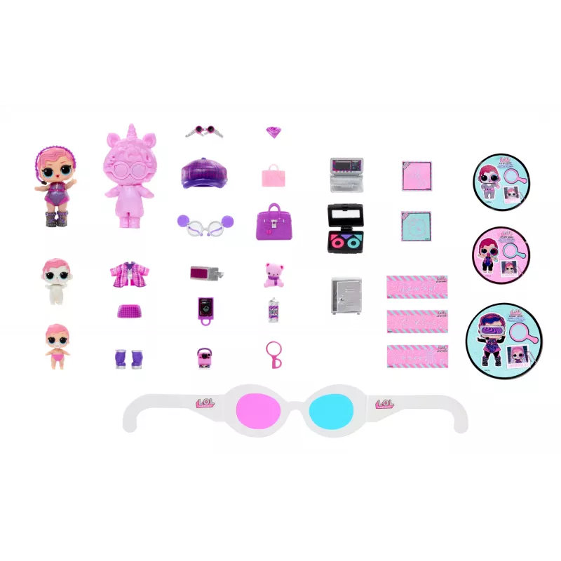 Mini bábika L.O.L. Surprise! Eye Spy Ultimate Unboxing viacfarebná