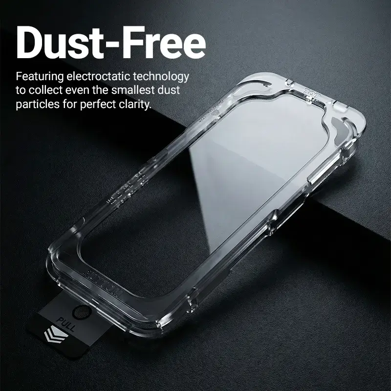 Ochranné sklo na displej Crong EasyShield 2-Pack Full Glue pre iPhone 16e / iPhone 14 / iPhone 13 / iPhone 13 Pro, aluminosilikát, lesklé