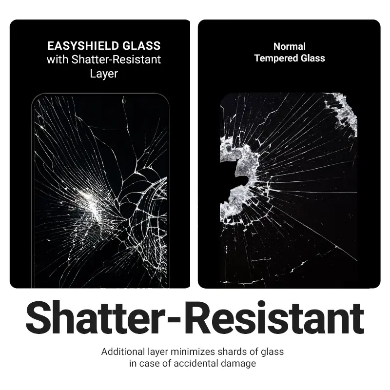 Ochranné sklo na displej Crong EasyShield 2-Pack Full Glue pre iPhone 16e / iPhone 14 / iPhone 13 / iPhone 13 Pro, aluminosilikát, lesklé