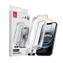 Ochranné sklo na displej Crong EasyShield 2-Pack Full Glue pre iPhone 16e / iPhone 14 / iPhone 13 / iPhone 13 Pro, aluminosilikát, lesklé