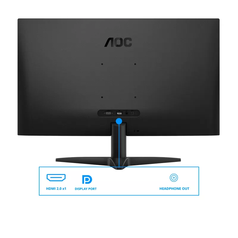 AOC B3 Q27B36X počítačový monitor 68,6 cm (27 inch) 2560 x 1440 pixelov Quad HD LED čierny