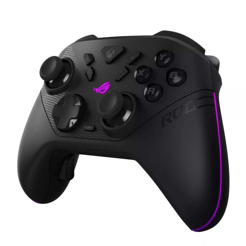 Gamepad ASUS ROG Raikiri II XBox WL — Bluetooth, RF, USB Type-C, PC/Xbox One/Series S/X, čierna, 2,5 m kábel, až do 50 h batéria