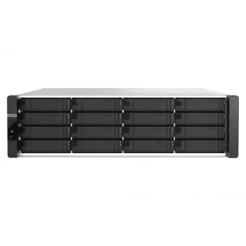 QNAP ES1686dc R2 NAS Rack (3U) Intel® Xeon® D D-2142IT 48 GB DDR4 0 TB QNAP QES čierna, sivá