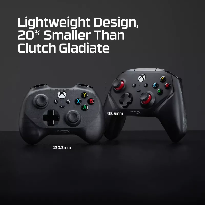 HyperX Clutch Tanto Mini WD herný ovládač, joystick, Xbox, Xbox One, káblový, USB, čierny, 2,95 m