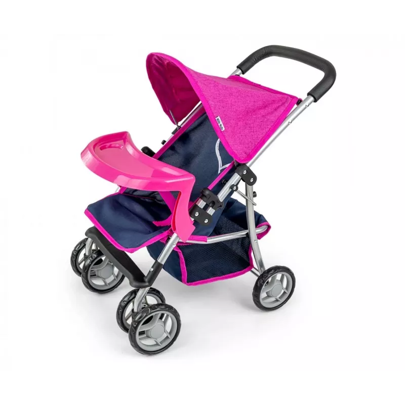 Kočík milly mally Kate Prestige Navy – kočík pre bábiky, model 4752, tmavomodrá