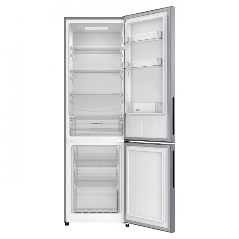 Candy City Combi CCG3L517ES voľne stojaca 262 L strieborná