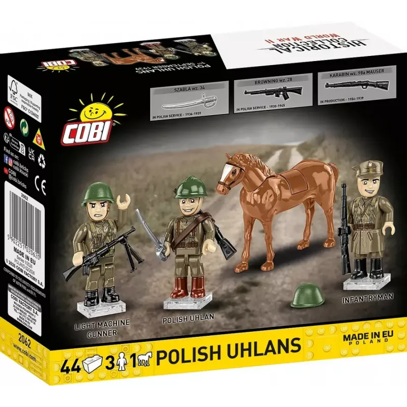 Cobi Blocks Poľskí uláni 44-dielna stavebnica COIB-2062