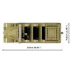 Cobi Blocks Sd.Kfz.8 s 8,8 cm Flak 36 stavebnica, 975 dielov