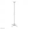 Neomounts CL25-550WH1 stropný držiak na projektor – H 74,5-114,5 cm – Easy-Install – plne pohyblivý