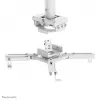 Neomounts CL25-550WH1 stropný držiak na projektor – H 74,5-114,5 cm – Easy-Install – plne pohyblivý