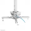 Neomounts CL25-550WH1 stropný držiak na projektor – H 74,5-114,5 cm – Easy-Install – plne pohyblivý
