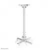 Neomounts CL25-550WH1 stropný držiak na projektor – H 74,5-114,5 cm – Easy-Install – plne pohyblivý
