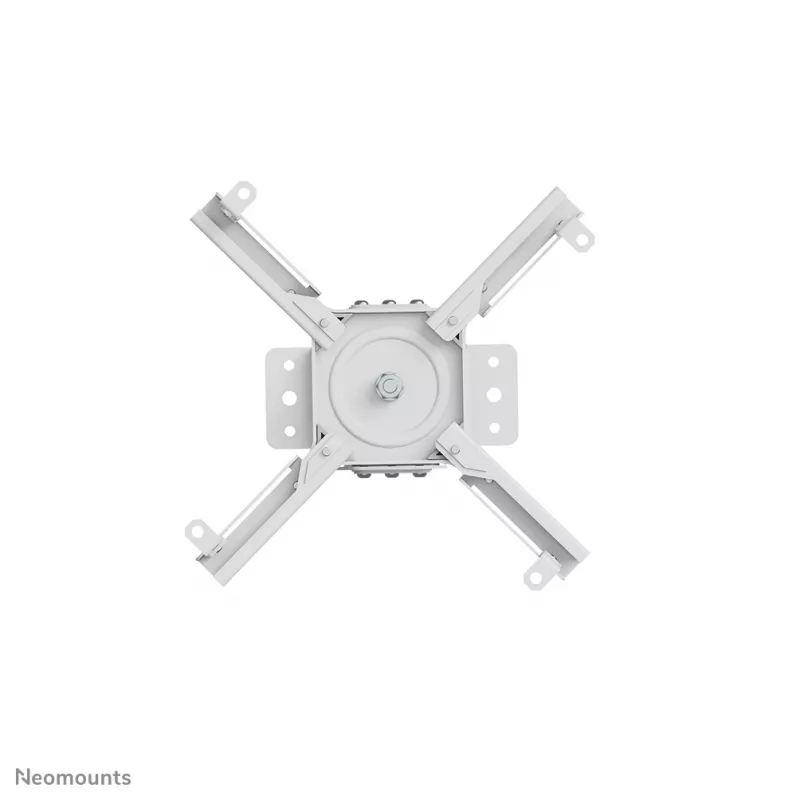 Neomounts CL25-550WH1 stropný držiak na projektor – H 74,5-114,5 cm – Easy-Install – plne pohyblivý