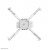Neomounts CL25-550WH1 stropný držiak na projektor – H 74,5-114,5 cm – Easy-Install – plne pohyblivý