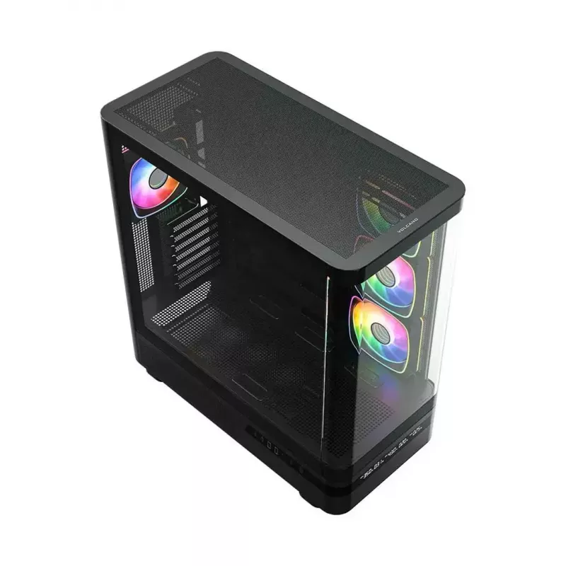 Počítačová skriňa MODECOM VOLCANO AQ200 ARGB MIDI čierna