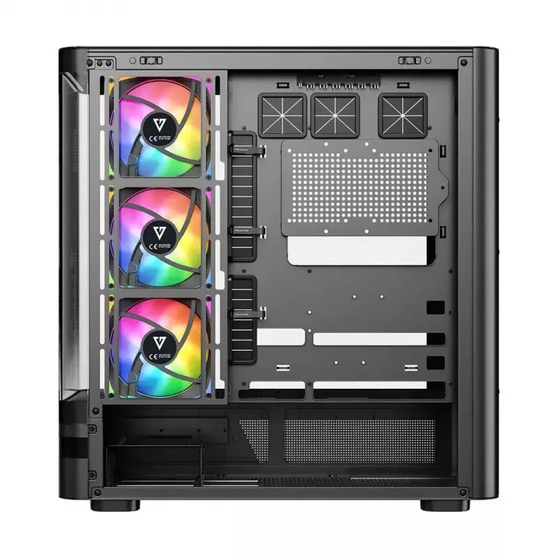 Počítačová skriňa MODECOM VOLCANO AQ200 ARGB MIDI čierna