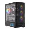 PC skriňa MODECOM VOLCANO AQ400 ARGB MIDI čierna — MODECOM MC-A-AQ400-4FA-B