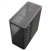 PC skriňa MODECOM VOLCANO AQ400 ARGB MIDI čierna — MODECOM MC-A-AQ400-4FA-B