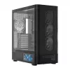 PC skriňa MODECOM VOLCANO AQ400 ARGB MIDI čierna — MODECOM MC-A-AQ400-4FA-B