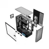 PC skriňa MODECOM VOLCANO AQ400 ARGB MIDI čierna — MODECOM MC-A-AQ400-4FA-B