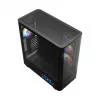PC skriňa MODECOM VOLCANO AQ400 ARGB MIDI čierna — MODECOM MC-A-AQ400-4FA-B