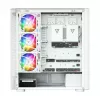 MODECOM VOLCANO AQ400 ARGB MIDI Tower počítačová skriňa, biela