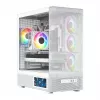 MODECOM VOLCANO AQ400 ARGB MIDI Tower počítačová skriňa, biela