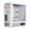 MODECOM VOLCANO AQ400 ARGB MIDI Tower počítačová skriňa, biela