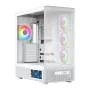 MODECOM VOLCANO AQ400 ARGB MIDI Tower počítačová skriňa, biela