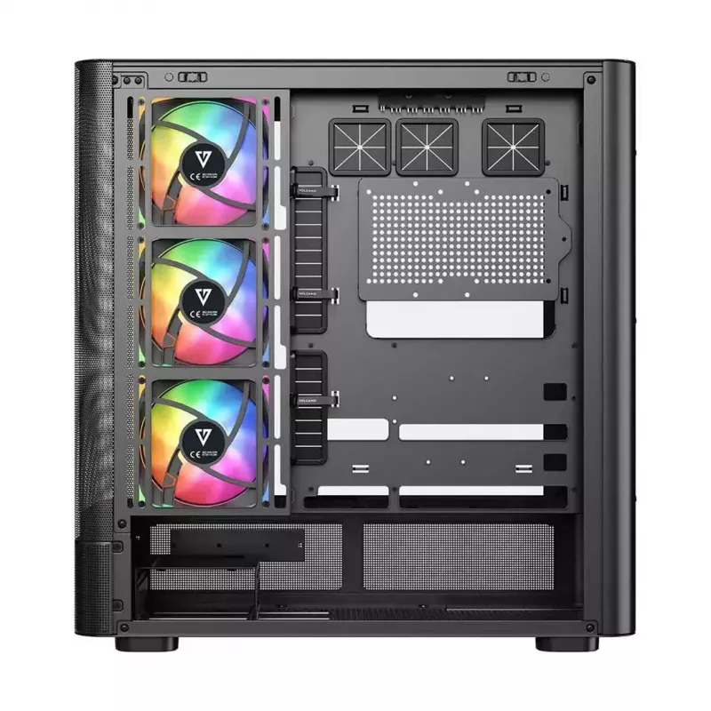 Počítačová skriňa MODECOM VOLCANO AQ500 ARGB MIDI čierna