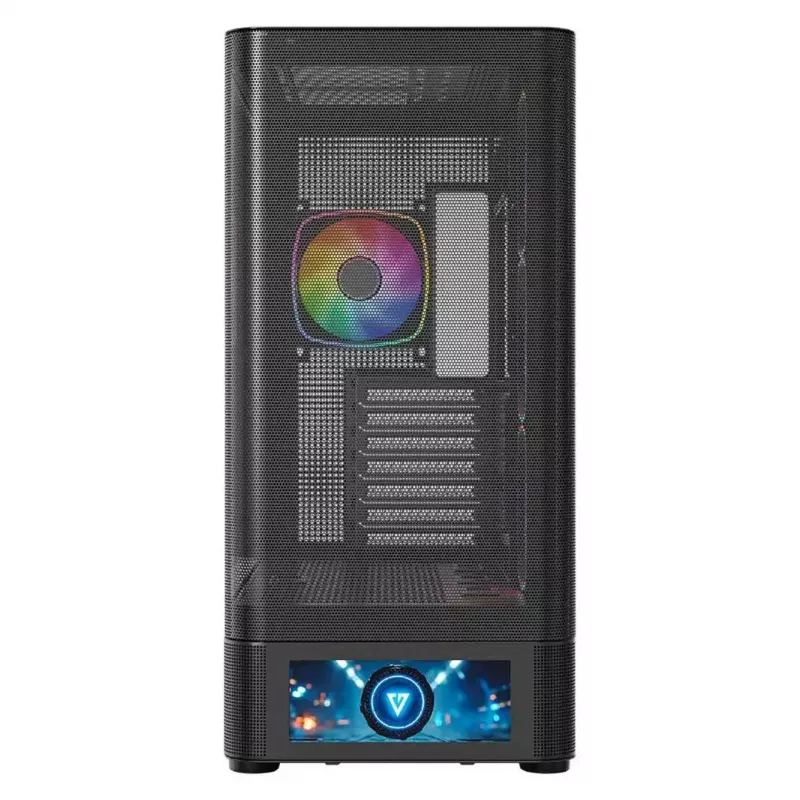Počítačová skriňa MODECOM VOLCANO AQ500 ARGB MIDI čierna