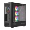 Počítačová skriňa MODECOM VOLCANO AQ500 ARGB MIDI čierna