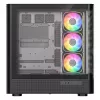 Počítačová skriňa MODECOM VOLCANO AQ500 ARGB MIDI čierna