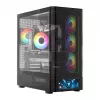 Počítačová skriňa MODECOM VOLCANO AQ500 ARGB MIDI čierna