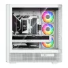 Počítačová skriňa MODECOM VOLCANO AQ500 ARGB MIDI biela
