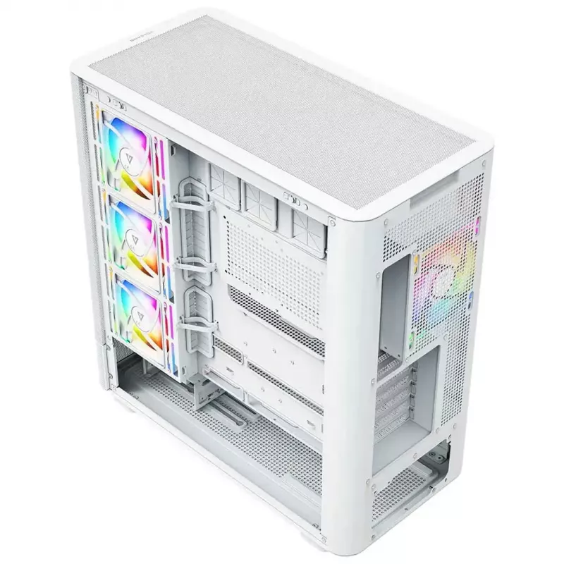 Počítačová skriňa MODECOM VOLCANO AQ500 ARGB MIDI biela