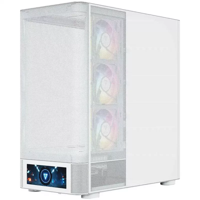 Počítačová skriňa MODECOM VOLCANO AQ500 ARGB MIDI biela
