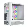 Počítačová skriňa MODECOM VOLCANO AQ500 ARGB MIDI biela