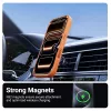 Crong Hybrid Matte Magnetic MagSafe puzdro pre iPhone 17 Pro — PC+TPU, priesvitná oranžová