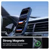 Crong Hybrid Matte Magnetic MagSafe puzdro pre iPhone 17 Pro Max – PC+TPU, priesvitná navy