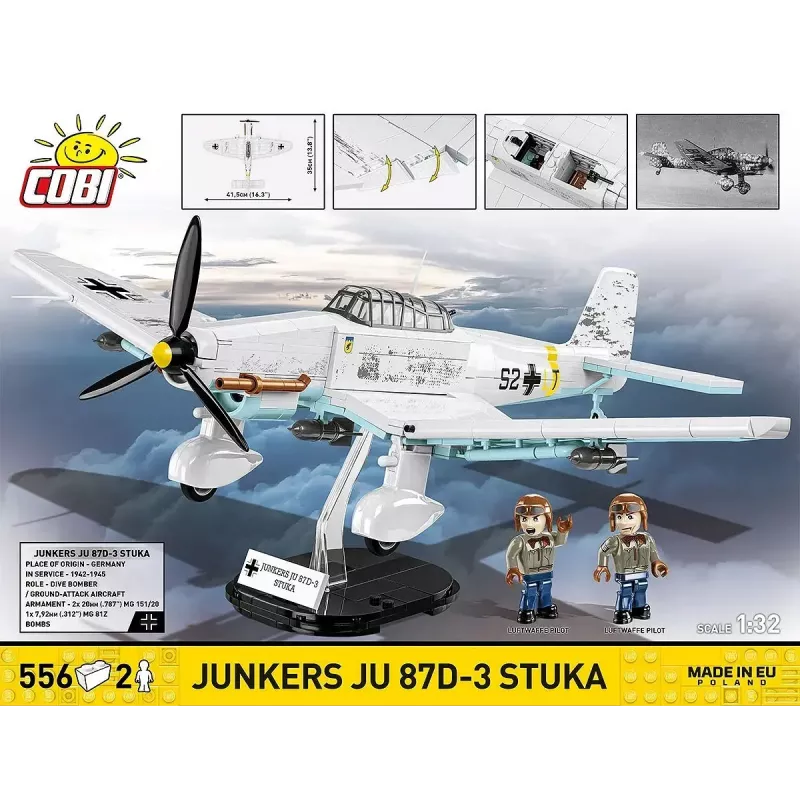 Stavebnica Cobi Blocks Junkers JU 87D-3 Stuka 556 diel