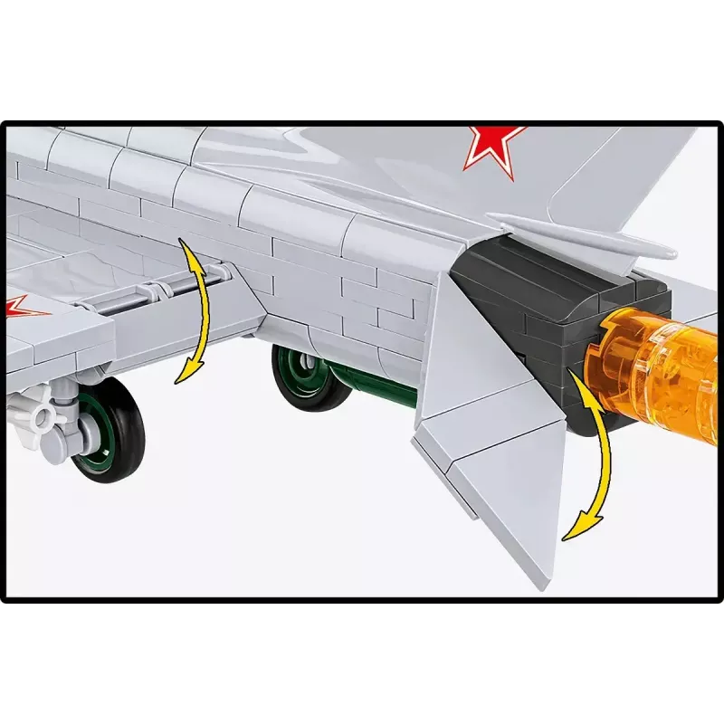 Stavebnica Cobi MiG-21 MF 381 diel — hračkársky model na skladanie