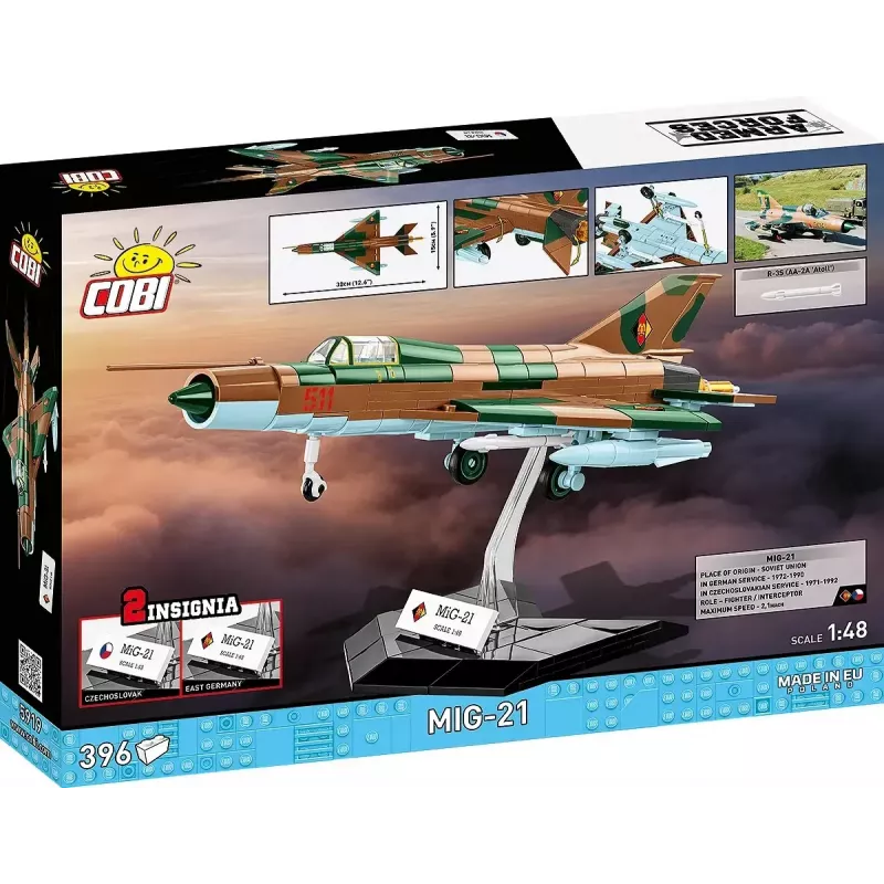 Stavebnica Cobi MiG-21 396 diel — Cobi Blocks