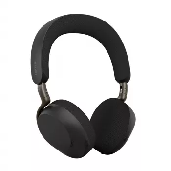 Jabra Evolve3 75 - MS Link390c - čierna, bezdrôtová, 20 - 20000 Hz, telefonovanie/hudba, 180 g, headset, čierna