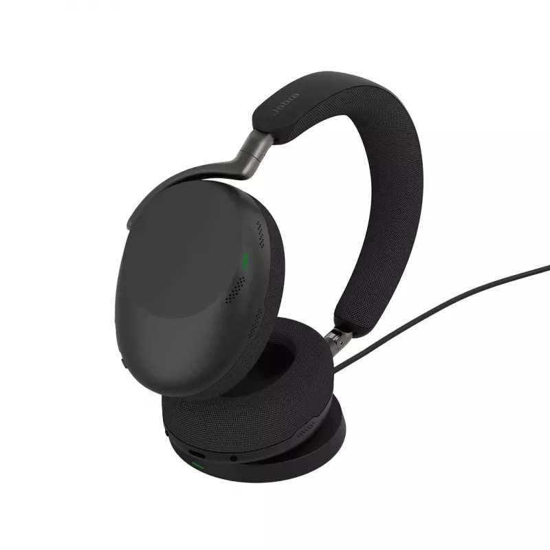 Jabra Evolve3 85 headset káblový a bezdrôtový cez hlavu telefonovanie/hudba USB Type-C Bluetooth čierny